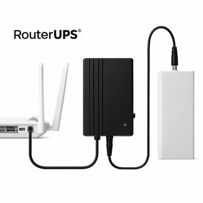 WiFi Router UPS Power Bank 12 Volts 1A 1.5A Tp Link Tenda PTCL Fiber 12v Router