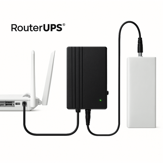 WiFi Router UPS Power Bank 12 Volts 1A 1.5A Tp Link Tenda PTCL Fiber 12v Router
