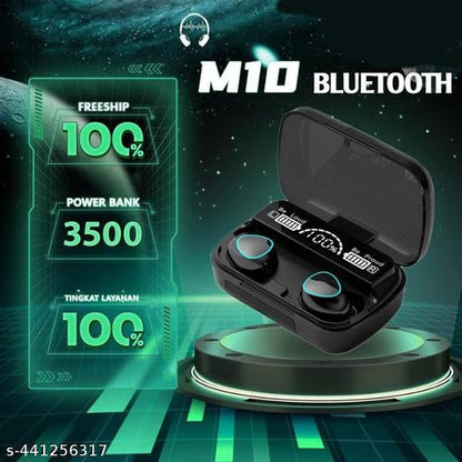 M10 & M90 TWS Airpods _ with Super Sound & High Quality Touch Sensors True Stereo Headphones with Built in Mic 10m Transmission Bluetooth Wireless Earbuds , Sport Headset for all Bluetooth Smart devices.