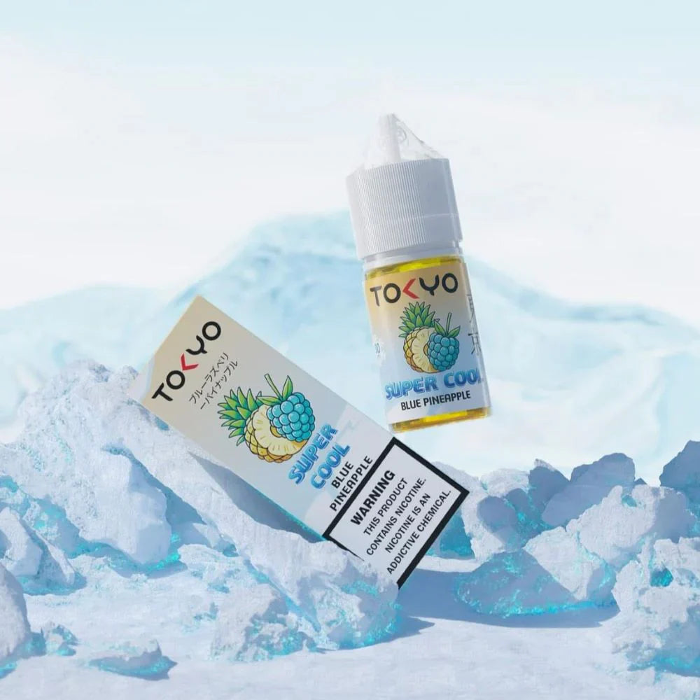 TOKYO SUPER COOL BLUE PINEAPPLE FRUIT ICE SALTNIC