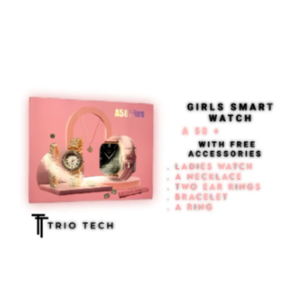 A58 Plus Ladies Smart Watch with Jewelry Gift Box